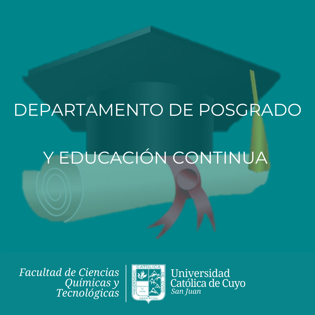 DEPARTAMENTO DE POSGRADO Y EDUCACION CONTINUA